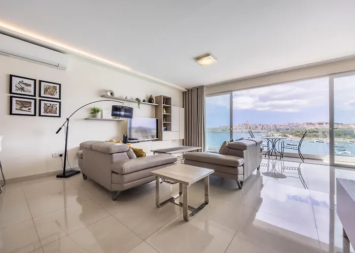 Apartamento Avalon By The Sea - A Breath Of Oceanfront Luxury Sliema